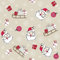 20 kleine Cocktail-Servietten Weihnachten Kleine Weihnachtsmannsymbole als Tischdeko. Papierservietten mit Motiv. Auch für Decoupage und Serviettentechnik 24x24cm