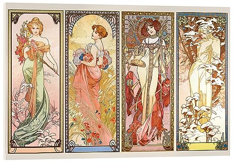 Posterlounge Die Vier Jahreszeiten Acrylglasbild