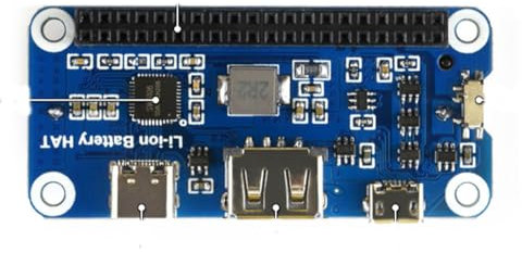 TUOPUONE Li-Ion-Akku, kompatibel mit Raspberry Pi, 5 V, geregelter Ausgang, bidirektionale Schnellladung, Onboard SW6106 Powerbank-Management-Chip
