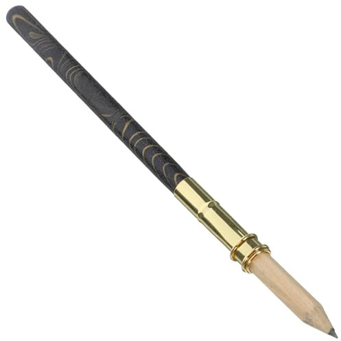 CAXUSD Bleistiftverlängerung Vintage Bleistiftsparer Skizzenstift-verlängerung Kunststiftverlängerung Buntstiftverlängerung Stifthalterverlängerung Holzstange In Wasser Tauchen Bambus