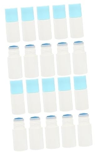 MAGICLULU 20 Pcs Sponge Head Liquid Bottle Small Refillable Sub Bottles Small Empty Bottle Sponge Head Bottle Dispenser Mini Perfume Bottle Graffiti Ink Plastic Travel Dye Roller