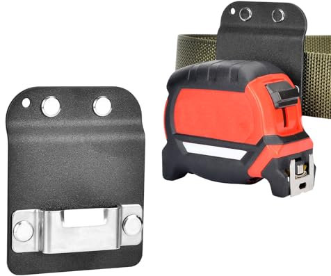 Lamborsafe Tape Measure Holder for Tool Belt, Low-Profile Measuring Tape Holster Up to 2 Belt