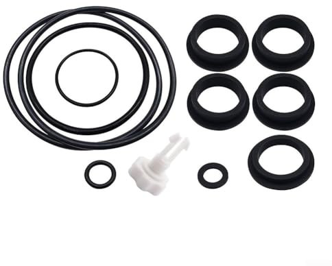 25013 Kit de joints toriques avec valve de libération d'air Pièce de rechange pour pompe à filtre à sable pour Intex, kit de réparation de pompe de filtre à sable