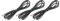 QUARKZMAN 3Pcs Câbles Nu RCA Audio Mâles vers Connecteur Jack pour Haut-Parleur, Câble Audio Rca à Extrémité Ouverte pour Amplificateur, Récepteur, 1 m