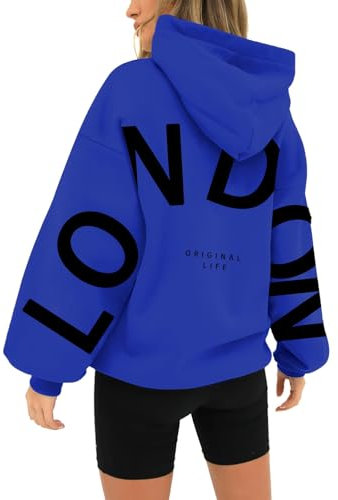 Uwdiohq Blitzangebote des Tages Decken Hoodie Stitch Weisser Langarm Pullover Damen Weihnachtspullover Mit Kapuze Sweatshirt Weiss Damen Sweatjacke Damen Anthrazit Sonderangebote Schnäppchen