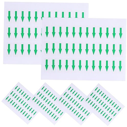 VILLCASE Richtungsaufkleber Pfeilaufkleber Selbstklebende Pfeilmarkierungsaufkleber Pfeilanzeigeaufkleber Anzeigeschilder Pfeilschilder Für Geschäfte Hotels Supermärkte Fabriken