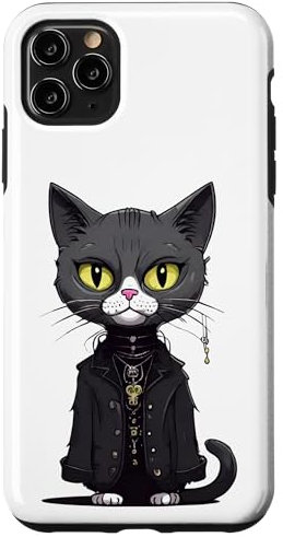 iPhone 11 Pro Max Goth Cat Case