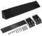 LCGAOYA Black Adjustable Fireplace Hood for 28 to 48 Fireplace Hood Heat Shield Equipped with Insulation Cotto