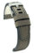 Sportliches handgefertigtes Uhrenarmband aus gealtertem Leder compatible avec Diesel 20 mm 22 mm 24 mm weiße Nähte Ref. 414 Grau 26mm