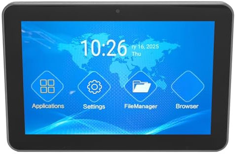 Smart Display -Kalender, Drahtloser 8 -Zoll -LCD -Touchscreen -digitaler Kalender für Zuhause (EU-Stecker)