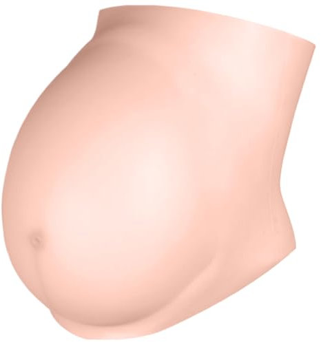 SunaOmni Faux Ventre de Femme Enceinte de 4 à 6 Mois, Ventre Artificiel en Silicone réaliste, Doux au Toucher, idéal pour Les Performances d'acteurs, la maternité
