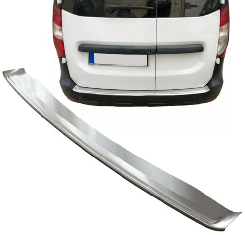 Ladekantenschutz für Dacia Dokker ab 2012, verchromter Edelstahl, Ladekantenschutz