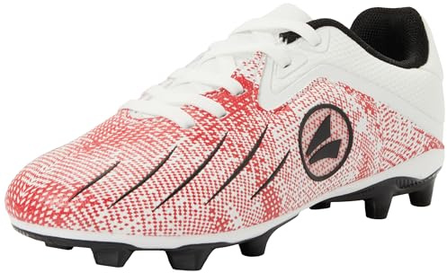 JAKO Unisex Kinder J-SFG Vini Fußballschuh, White Fiery Red, 40 EU