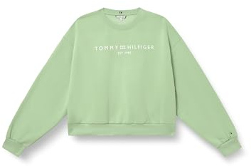Tommy Hilfiger Women's Corp Logo Mdrn Swtsrt Ww0Ww47831, Green, XL
