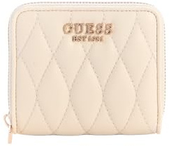 GUESS Geldbörse Valla Zip Around Wallet Bone Creme