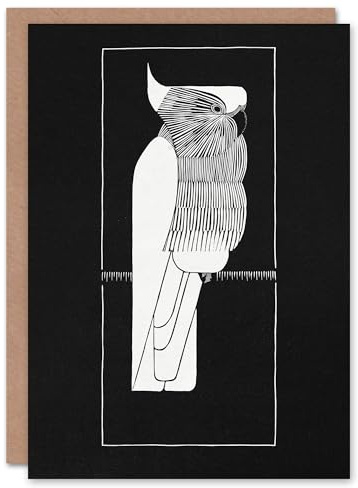 Artery8 Samuel J De Mesquita Art Card Sulphur Crested Cockatoo Parrot