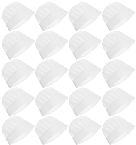 AKOOSY Cappello da Cuoco Monouso per Bambini, 20 Pezzi, Leggero e Confortevole, Non Tessuto, per Cucina e Scuola di Cucina