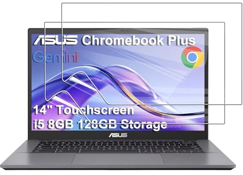 KUSINHOKA [2 Pack] Screen Protector for ASUS Zenbook 14 OLED UX3405CA Laptop/ASUS Chromebook Plus 14 CX3402CVA,HD Scratch Resistant No Bubbles Self-Healing TPU Screen Protector,Transparent