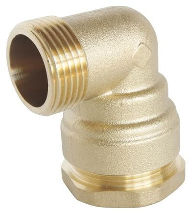 SOMATHERM FOR YOU, Raccord coudé laiton SUMO pour tube PE Ø40 mm - Mâle 11/4 - Pression 20 bars - Température -10° à +80°C - Joint torique EPDM - Norme ACS - Garantie 5 ans