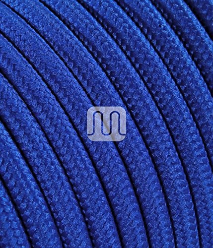 Merlotti 20308 Cavo Elettrico Rotondo H03VV-F 2x0.75, Blu, 3 m