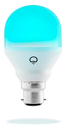 LIFX Mini [B22 Bayonet Cap] Wi-Fi Smart LED Light Bulb, Adjustable, Multicolour, Dimmable, No Hub Required, Compatible with Alexa, Apple HomeKit and the Google Assistant, 1 Count (Pack of 1)