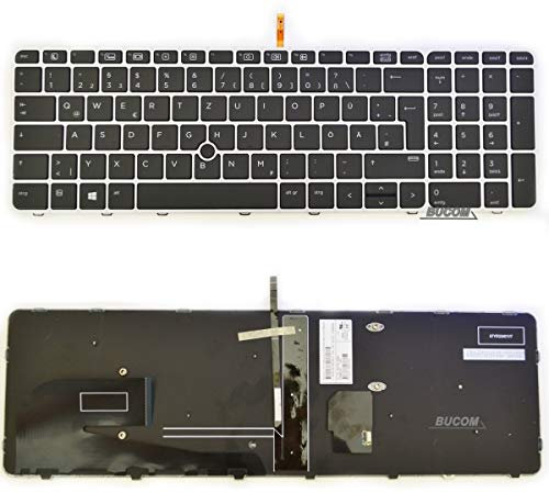 Keyboard with Backlight and Trackpoint DE Keyboard for HP EliteBook 755 850 G3 G4 ZBook 15u