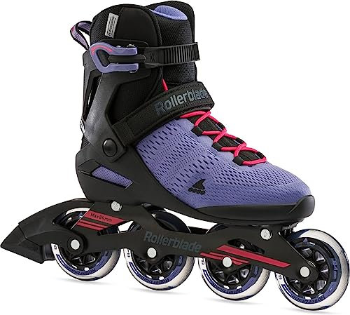 Rollerblade Damen Sirio 84 Inline-Skate, Viola Fumo/Rosa, 38 EU