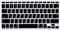 Flexible, waschbar, 11 inch Russian Letter Silicone Gel US Keyboard Cover Skin Protector Protective Film for MacBook Air 11.6 Inch For Mac Air 11 Staub anti-schmutzig (Color : Black)