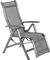 Dehner Relaxstuhl Chicago, klappbar, 110 x 69.5 x 63.5 cm, Aluminium/Kunststoff, grau