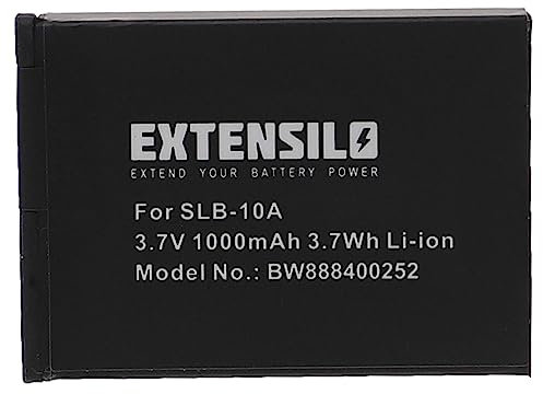 EXTENSILO Akku Ersatz für Praktica FJ-SLB-10A für Kamera (1000mAh, 3,7V, Li-Ion)
