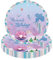 Lot de 16 assiettes en carton d'anniversaire sirène pour filles, 22,9 cm, décorations à thème pour table de fête d'enfants