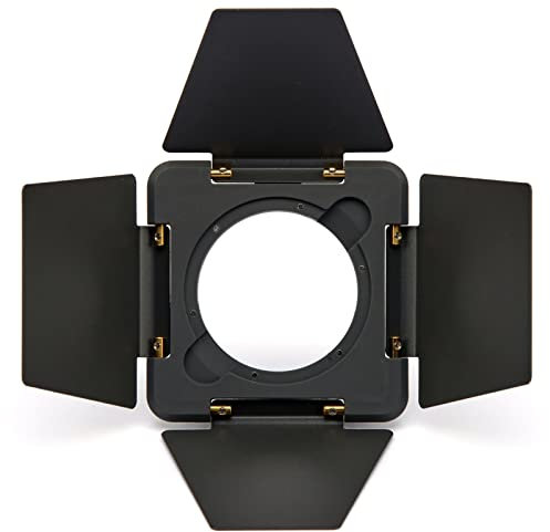 Hobolite Barndoors, Abschirmklappen-Set für Mini LED-Dauerlicht für Fotografie (20W)