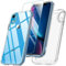 Fin2feel Für iPhone XR Hülle, Handyhülle iPhone XR mit 9H Glas Panzerfolie, 360 Grad Rundumschutz Stoßfest Kratzfest Hülle mit Kameraschutz Outdoor Schutzhülle Case für iPhone XR 6.1 (Klar)