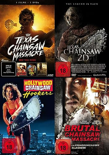 The Texas Chainsaw Massacre Mega Collection - Das texanische Kettensägen Massaker Teil 1 +2 +2011 +The Legend is back + Leatherface + Hollywood Chainsaw Hookers + Brutal Killer 6 DVD Edition