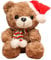 sanvpwsan 20cm Teddy Bear, Christmas Soft Toys Teddy Stuffed Animal Plush Toys Teddy Bears Soft Toy Cuddly Toys for Girls