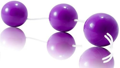 Generisch Liebeskugeln Kegel-Bälle, Ben Wa Ball, Geisha, Orgasmus, Trio, Kegel-Übung, gewichteter Ton, Vagina, chinesische Gesundheitsbälle für Handtherapie, Übungen und Stressabbau (Lila)