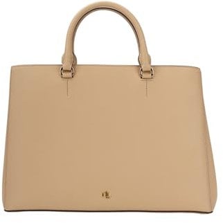 Lauren Ralph Lauren Handtasche Satchel Large Hanna 37 431898556 Beige, beige, Einheitsgröße
