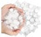 Kellegour Einweg Komprimiertes Handtuch,42 pcs Mini Komprimiertes Handtuch,Tragbares Komprimierte Handtücher,Komprimierte Handtücher Tabletten Eckige,für Reisen,Camping,Zuhause,Salon,Hotels,Sport