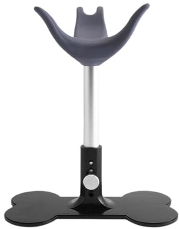 FewNvWa Soporte de pie asistido para perros, taburete para cortar el pelo de mascotas, banco para mascotas, soporte para el cuidado de mascotas, GRIS