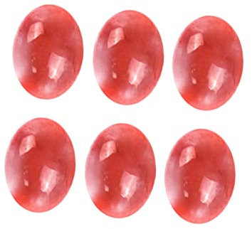 Anneome 10stücke Ovale Stein Cabochons Rote Stein Achat Edelstein Aufnäher Diy Schmuck Zubehör Für Ohrringe Manschettenknöpfe Dekoration