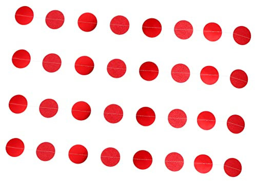 ULDIGI Glitzer-Chips-Banner Zum Aufhängen Für Winter-Mottoparty Ladenanhänger Schaufensterdeko Wimpel-Ornament in Verschiedenen Längen Für Fenster Decken Und Türen