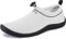 WHITIN Wasserschuhe für Herren Damen Aquaschuhe Badeschuhe Bequeme Männer Schwimmschuhe Surfschuhe Strandschuhe Wasser Schuhe Hellgrau Größe 45