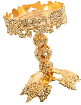 TOPBATHY Leuchter Judentum Kerzenhalter Kerzenständer im europäischen Stil Stumpenkerzenhalter Partydekoration Hochzeit Kerzenhalter Vintage Desktop-Kerzenhalter Zinklegierung Golden