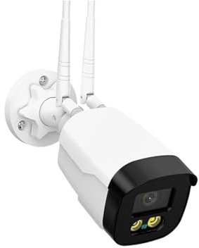 Telecamera di Sorveglianza, Telecamera IP da 5MP 1080P HD 4G SIM Card Telecamera Telecamera di Sicurezza Esterna CCTV Telecamera Bullet Domestica Audio Video sorveglianza P2P,Telecamere di Sicurezza(