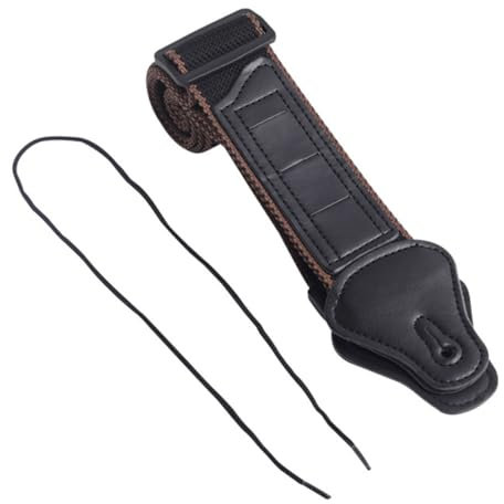 SWOOMEY Baumwoll-schultergurt Für Gitarre Praktischer Ukulelengurt Ukulelenschlinge Schmutzabweisendes Material Langlebig Wasserabweisend Komfortabel Kein Druck Hände Schützt Instrument