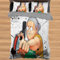 Sakamoto Days Kinder Bettwäsche-Sets Anime Mikrofaser Bettbezug Mit Kissenbezug Schlafzimmer dekorative Bettwäsche Junge und Mädchen Geschenke,pflegeleicht (Rion Akao)