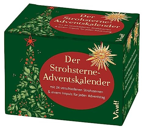Der Strohsterne-Adventskalender: mit einem Impuls für jeden Tag