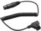 Whltzf Cable Adaptador XLR Corriente Corriente A 4 Pin para Dispositivos Estéreo Profesional Conexión Segura Energía PVC Construction Studio Equipo Adaptador Carga