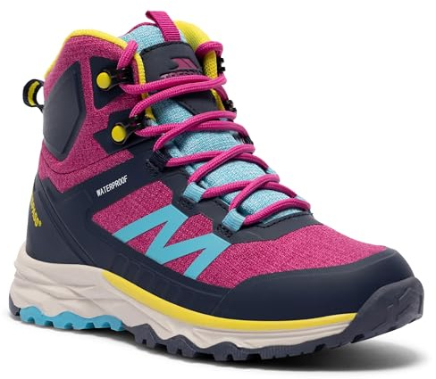 Trespass Kids Walking Boots Pip Fuchsia in Size - 34