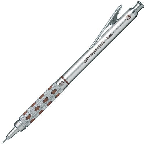 Pentel GraphGear 1000 Druckbleistift, 0,3 mm 0,3 mm braun